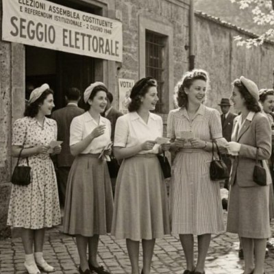 Il primo voto delle donne: la scheda stretta come un biglietto&nbsp;d’amore